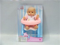 33404 - 5 inch doll with expressions & dinner chair