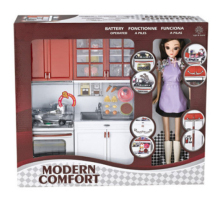 34745 - Kitchen Set with Barbie