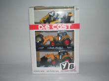35830 - Die Cast Pull Back Tractor & Kart Series